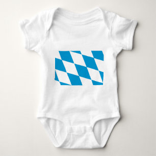 Baby bodysuit met vlag van Beieren