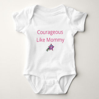 Baby Bodysuit: Moedig als mama Romper