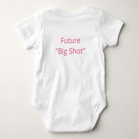 Baby Bodysuit: Moedig als mama Romper (Achterkant)