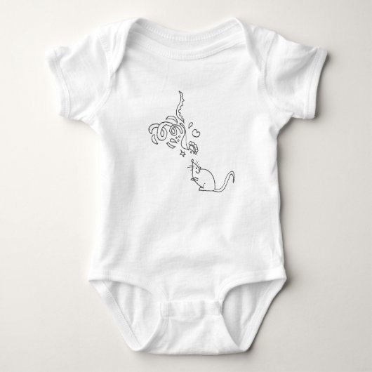 Baby Bodysuit - muis (Voorkant)