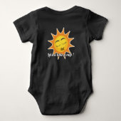 Baby Bodysuit: Neem een dutje (zwart) Romper (Achterkant)