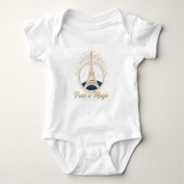 Baby Bodysuit - Paris Elegant Eiffel Tower