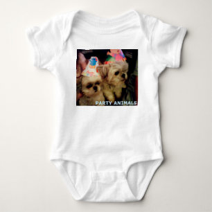 Baby Bodysuit Party Animals beroemd gemaakt door H