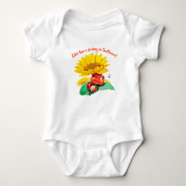 Baby Bodysuit Sleepy Ladybug Zonnebloemen