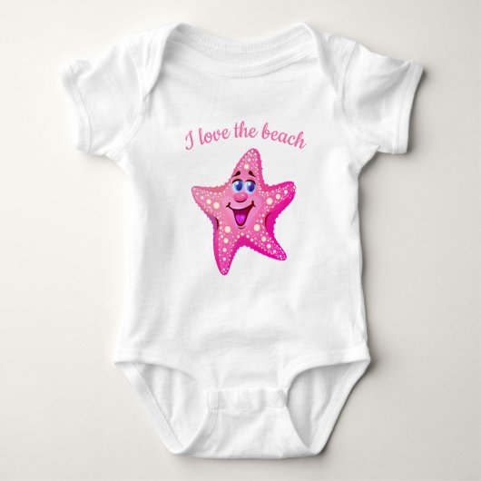Baby Bodysuit-Starfish Romper (Voorkant)