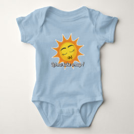 Baby Bodysuit : Take a Nap (blue)
