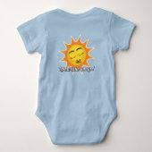 Baby Bodysuit : Take a Nap (blue) (Achterkant)