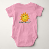 Baby Bodysuit : Take a Nap (pink) (Achterkant)