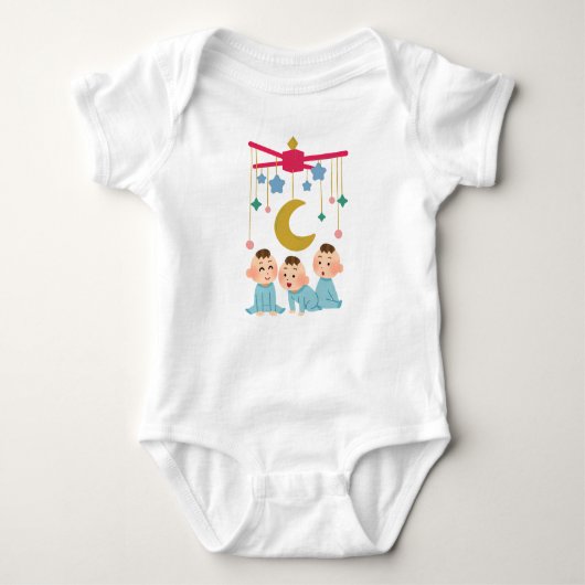 Baby Bodysuit Twinkle Little Dreamers. (Voorkant)