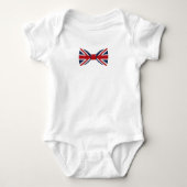 Baby Bodysuit - Union Jack Bow (Voorkant)