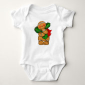 Baby Bodysuit-vakbond Gingerbrood Persoon Romper (Voorkant)
