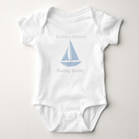 Baby Bodysuit van papa's Toekomstige Zailing Buddy (Voorkant)