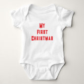 Baby bodysuit voor kerst (Voorkant)