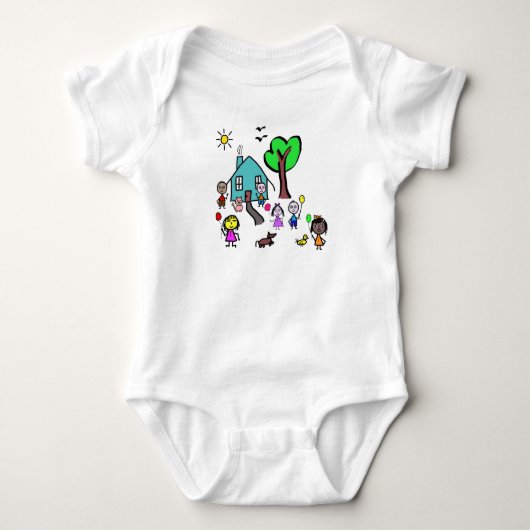 Baby Bodysuit World Kids (Voorkant)