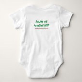 Baby Bodysuit: Zorg voor bescherming van werknemer Romper (Achterkant)