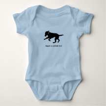 Baby bodysuit zwarte lab