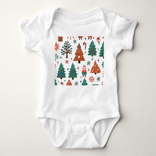 Baby bodysuits voor Kerstmis (Voorkant)