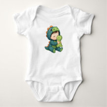 baby bodysuits voor kinderen Funny Babysaurus