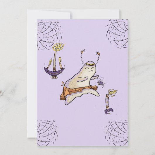 Baby boe ghost kaart (Achterkant)