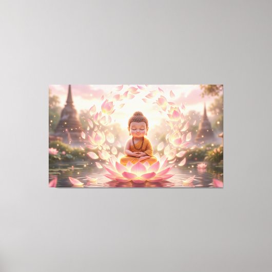 Baby Boeddha Canvas Afdruk (Voorkant)