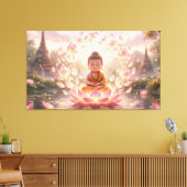 Baby Boeddha Canvas Afdruk (Insitu (Woonkamer))