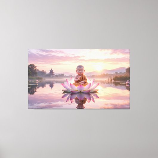 Baby Boeddha Canvas Afdruk (Voorkant)