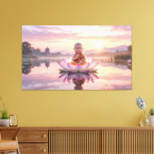 Baby Boeddha Canvas Afdruk (Insitu (Woonkamer))