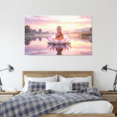 Baby Boeddha Canvas Afdruk (Insitu (Slaapkamer))