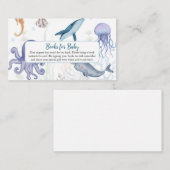 Baby Boek onder het Zee Informatiekaartje (Voorkant / Achterkant)