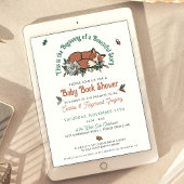 Baby Boek Shower Kaart