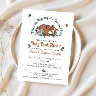 Baby Boek Shower Kaart