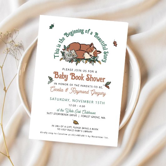 Baby Boek Shower Kaart