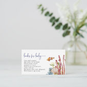 Baby boeken informatiekaartje (Staand voorkant)