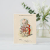 Baby Boeket Rozen Briefkaart (Staand voorkant)