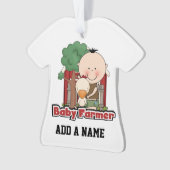 Baby boer met eend ornament (voorkant)