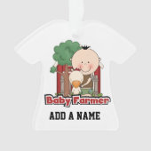 Baby boer met eend ornament (voorkant)