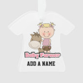 Baby boer met paard ornament (voorkant)
