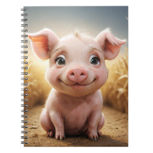 Baby boerderijdier: Het kleine varken Notitieboek