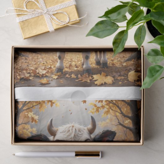 Baby Boerderijdieren: het kalfsvlees Tissuepapier (Geschenk)