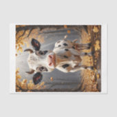 Baby Boerderijdieren: het kalfsvlees Tissuepapier (Voorkant)