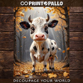 Baby Boerderijdieren: het kalfsvlees Tissuepapier