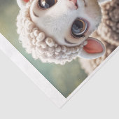 Baby Boerderijdieren: het lam Tissuepapier (Detail)