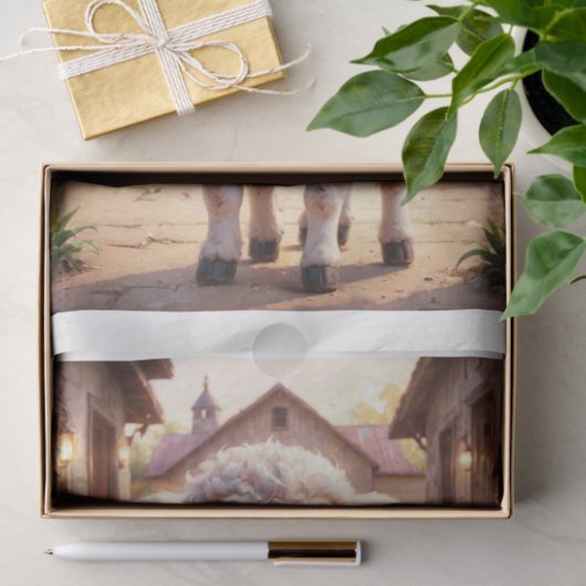 Baby Boerderijdieren: het schapenlam Tissuepapier (Geschenk)