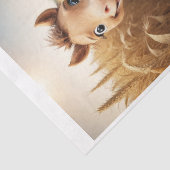 Baby Boerderijdieren: kleine cot pony Tissuepapier (Detail)