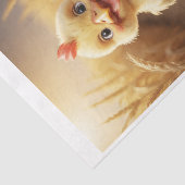 Baby Boerderijdieren: kleine kuiken Tissuepapier (Detail)