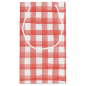 Baby Boerderijdieren Red Gingham Klein Cadeauzakje (Achterkant)