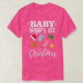 Baby Bof First Kerstbevalling T-shirt (Design voorkant)