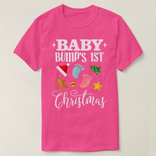 Baby Bof First Kerstbevalling T-shirt (Design voorkant)