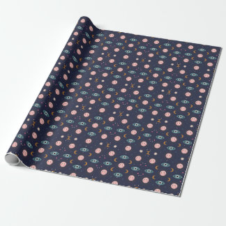 Baby Boho, hippie chique patroon. Cadeaupapier
