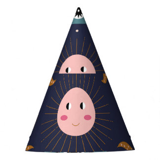 Baby Boho, hippie chique patroon. Feesthoedjes